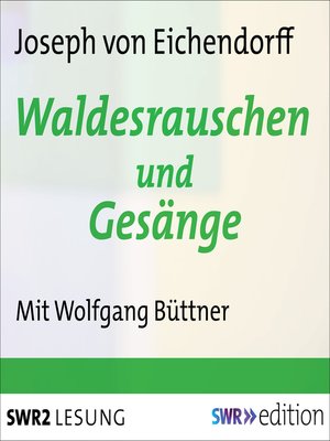 cover image of Waldesrauschen und Gesänge